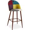 Patchwork beklede kruk - Scandinavische stijl - Ray image 7