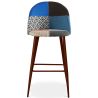 Patchwork kruk met bekleding - Scandinavische stijl - Pixi image 7