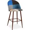 Patchwork kruk met bekleding - Scandinavische stijl - Pixi image 7