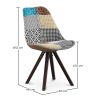 Silla de Comedor - Tapizada en Patchwork - Patty image 7