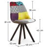 Silla de Comedor - Tapizada en Patchwork - Ray image 7