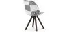 Silla de Comedor - Tapizada en Patchwork - Blanco y Negro - Denisse  image 7