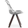 Silla de Comedor - Tapizada en Patchwork - Blanco y Negro - Denisse  image 7