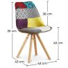 Eetkamerstoel - bekleed met patchwork - Ray image 7