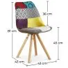 Eetkamerstoel - bekleed met patchwork - Ray image 7