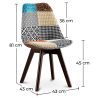 Eetkamerstoel - Bekleed met patchwork - Patchwork - Patty image 7