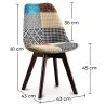 Eetkamerstoel - Bekleed met patchwork - Patchwork - Patty image 7