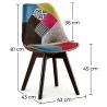Eetkamerstoel - bekleed met patchwork - Simona image 7