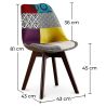 Eetkamerstoel - bekleed met patchwork - Ray image 7