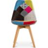 Patchwork beklede eetkamerstoel - Simona image 7
