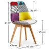 Eetkamerstoel - bekleed met patchwork - Ray image 7