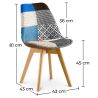 Eetkamerstoel - bekleed met patchwork - Pixi image 7