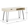 Houten bureau met laden - Scandinavisch design - Andor image 7