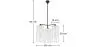 Kristallen plafondlamp - Hanglamp - 3 armen - Reg image 7