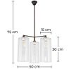 Kristallen plafondlamp - Hanglamp - 3 armen - Reg image 7