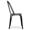 Eetkamerstoel - Industrieel ontwerp - Hout en metaal - Lillor image 7
