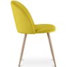 Eetkamerstoel - Fluweel bekleed - Scandinavische stijl - Evelyne image 7