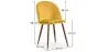 Eetkamerstoel - bekleed met fluweel - Scandinavisch design - Evelyne image 7