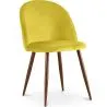 Eetkamerstoel - bekleed met fluweel - Scandinavisch design - Evelyne image 7