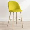 Met fluweel beklede kruk - Scandinavisch design - Evelyne image 7