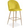 Met fluweel beklede kruk - Scandinavisch design - Evelyne image 7