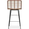 Rieten barkruk - Boho Bali Ontwerp -65cm - Catori image 7