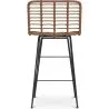 Rieten barkruk - Boho Bali Ontwerp -65cm - Catori image 7