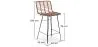 Rieten barkruk met rugleuning - Boho Bali Design - 75cm - Catori image 7