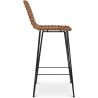 Rieten barkruk met rugleuning - Boho Bali Design - 75cm - Catori image 7