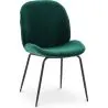 Eetkamerstoel - Bekleed met fluweel - Retro - Elias image 7