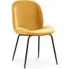 Eetkamerstoel - Bekleed met fluweel - Retro - Elias image 7