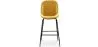 Kruk met rugleuning - Fluweel Bekleed - Retro Design - Elias image 7