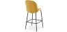 Kruk met rugleuning - Fluweel Bekleed - Retro Design - Elias image 7