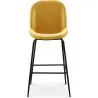 Kruk met rugleuning - Fluweel Bekleed - Retro Design - Elias image 7