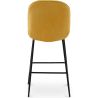 Kruk met rugleuning - Fluweel Bekleed - Retro Design - Elias image 7