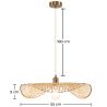 Bamboe Plafondlamp - Hanglamp Boho Bali Design - Bahati image 7