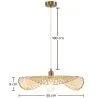 Bamboe Plafondlamp - Hanglamp Boho Bali Design - Bahati image 7