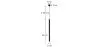 Plafondlamp LED Tube - Hanglamp in Zwart - 60cm - Lilu image 7