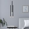 Plafondlamp LED Tube - Hanglamp in Zwart - 60cm - Lilu image 7