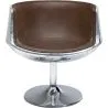 Silla de Salón - Silla de Diseño - Polipiel y Metal - Cognac image 7