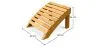 Houten voetenbankje voor tuinstoel - Alana image 7