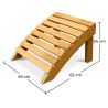 Houten voetenbankje voor tuinstoel - Alana image 7