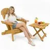 Tuinstoel en tuintafel - hout - Alana image 7