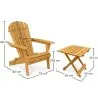 Tuinstoel en tuintafel - hout - Alana image 7