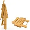 Tuinstoel en tuintafel - hout - Alana image 7