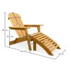 Ligstoel met Voetsteun - Houten Tuinstoel - Alana image 7