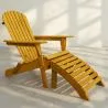 Ligstoel met Voetsteun - Houten Tuinstoel - Alana image 7