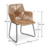 Rotan Eetkamerstoel - Tuinstoel - Boho Bali Ontwerp - Tale image 7