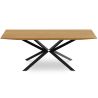 Rechthoekige eettafel - Industrieel ontwerp - Hout en metaal - Danr image 7