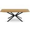 Rechthoekige eettafel - Industrieel ontwerp - Hout en metaal - Danr image 7